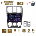 WIFI automobilių radijo stereofoninė multimedija, skirta Hyundai Getz 1 2002-2011 su mygtuko rankenėle Android 2Din GPS Navi Auto 1+16GB