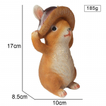 Skaitymas Triu&scaron;is Sodininkystė Gyvūnų dekoravimas Kūrybinis dervos statulos sodo dekoravimas A