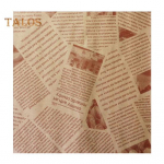 100 vnt. Riebalams atsparus popierius, vienkartiniai kepiniai, 4 dydžiai, patvarus kepimas, maisto pakavimas, aliejų sugeriantis popierius kasdieniniam naudojimui L ruda