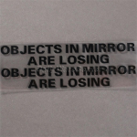 Car Styling Word OBJECTS IN MIRROR ARE LOSING SET Car Sticker for Door Window Laptop Decal on Cars Motorcycle Decorate juoda