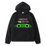 Garten of Banban Džemperiai Flisinis Džemperis Laisvalaikio anime džemperis y2k sudadera berniukų mergaičių drabužiai Rudens džemperis Vaikų drabužiai 130 juoda