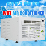220V 1100W oro kondicionierius 24 valandų laikmatis su WiFi nuotolinio valdymo pulteliu LED valdymo skydelis stalinis oro kondicionierius namų biurui