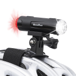 Dviratininko &scaron;almo lemputė 2 viename, dviratininkų &scaron;almo priekiniai žibintai priekiniai ir galiniai dviračio ap&scaron;vietimai, įkraunami 360&deg; Įspėjimas su IP66 vandeniui atspariu USB pasukamu