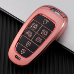 7 mygtukų TPU automobilio raktų dangtelis, skirtas Hyundai Sonata Nexo DN8 Santa Fe TM Tucson NX4 2020 2021 Hyundai Staria Hyundai Ioniq raktų dėklo priedai Key Case