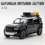 1:32 Scale Defender 2022 City ORV lydinio automobilio modelis, metalinis žaislinis sportinio automobilio modelis su garsu ir &scaron;viesa, dovanos vaikams