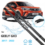 2x Geely GX3 Yuanjing Maple Geometry X3 V3 30X EV Pro EX3 Kungfu Cow 2017&ndash;2022 valytuvų &scaron;luostės gumos valymo automobiliui LHD