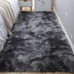 &Scaron;iltas kilimas Miegamojo antklodė prie lovos Namai Svetainė Mergaičių kambarys Pliu&scaron;inė antklodė po lova 80cmx160cm tamsiai pilka spalva