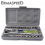 1/4" 3/8" DR lizdų rinkinys CRV pavaros reketinis veržliaraktis sukimo momento veržliaraktis daugiafunkcis remontas, skirtas motociklų dviračių automobilių remontui