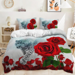 Džiunglių gyvūnų tema patalynės komplektas Žvėri&scaron;kas žvėris antklodės užvalkalas 2/3 dalys EU135 * 200 Berniukų miegamojo greitai džiūstantis mink&scaron;tas su užtrauktuku namų dekoravimas Baby 100x135cm