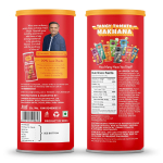 Sveiki kepti ir pagardinti užkandžiai i&scaron; makhana - Mėtinis pudina, Peri peri, Rūg&scaron;tus pomidorų, Grietinėlės ir svogūnų, Himalajų druskos | (5 vnt. rinkinys, po 77 g kiekvienas) Tangy Tomato 90 gms