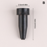 Muilo dozatoriaus galvutė Patogi spyruoklinės galvutės žarna Skysta galvutė Muilo dozatoriaus priedai Guminė galvutė 6.2*2.5cm