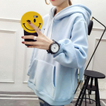 Moteri&scaron;ki rudens ir žiemos Nauji palaidi megztiniai su gobtuvu triu&scaron;io ausimis ilgomis rankovėmis vilnos megztiniai