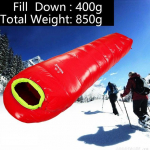 &bdquo;Mumija&ldquo; žąsų pūkų miegmai&scaron;is suaugusiems, itin lengvas ne&scaron;iojamasis lauko kuprinės žygiai, kelionės, pavasaris, ruduo, žiema