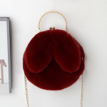 2024 m. Nauji Moteri&scaron;ki pliu&scaron;iniai mini pečių krep&scaron;iai Moteri&scaron;ki pasiuntiniai Krep&scaron;iai Piniginės Mink&scaron;tos mielos triu&scaron;io ausytės Krep&scaron;iai su kryželiu moterims Sac A