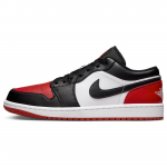 &bdquo;Air Jordan 1 Low Bred Toe 2.0 Vyri&scaron;ki sportbačiai balta spalva raudona juoda 553558-161 46