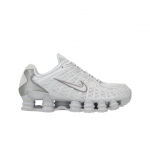 Nike Shox TL Metalinis Sidabrinis Unisex Sportbačiai Balti Balti-Metaliniai-Sidabriniai AV3595-100 40.5