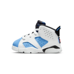 Air Jordan 6 Retro TD UNC Namų Kūdikio Sportbačiai Mėlyni Universiteto Mėlyni Balti DV3606-410 26 white