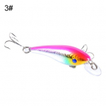 MUQZI sporto aksesuaras 5,7 cm 4,4 g 3D dirbtinės žūklės tikrovi&scaron;kas kietas masalas Minnow voblerio plaukimo masalas 2#