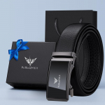&bdquo;Emperor Belt&ldquo; vyri&scaron;kas natūralios odos automatinis auk&scaron;tos kokybės verslo universalus vir&scaron;utinio sluoksnio grynos karvės odos 2023 m. vyri&scaron;kas kelnių diržas 120cm