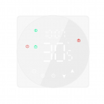 LCD ekrano i&scaron;manusis temperatūros valdiklis 5A jutiklinis ekranas vandens dujų katilo įrenginio termostatas savaitinis NO Wi-Fi juoda