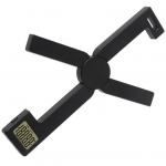 Patogi virtuvės tikslios skalės daugiafunkcis kompakti&scaron;kas juoda