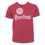 Pilsner Urquell Logo Heather Red Unisex mar&scaron;kinėliai S