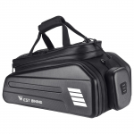 E-dviračio galinės sėdynės krep&scaron;ys Elektrinis dviračio akumuliatoriaus krep&scaron;ys I&scaron;plečiamas didelės talpos dviračio stovo sėdynių krep&scaron;ys