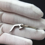 1 PC daugiafunkcis raktų pakabukas nerūdijančio plieno raktų pakabukai Mini alaus butelių atidarytuvas B