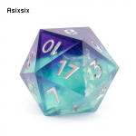 20 pusių daugiakampis dervos kauliukas D20 daugiapusis dervos kauliukas, skirtas vaidmenų žaidimams RPG Baras Pub Club vakarėlis stalo žaidimas