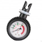 Oro slėgio tikrinimo jungtis, skirta nar&scaron;yti pripučiama valtimi baidarėmis plaustais