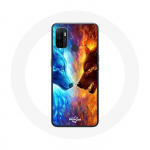 Coque Oppo A53 Loup de Glace et de feu