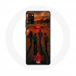 Coque pour Samsung Galaxy S20 Stranger Things Saison 4 Affiche Art Equipages de la Nouvelle Th&eacute;orie