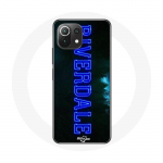Coque pour Xiaomi Mi 11 Lite Riverdale S&eacute;rie Logo bleu mėlyna