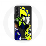 Coque pour Samsung Galaxy S21 FE Valentino Rossi Pilote de vitesse champion du monde Motogp