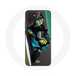Coque pour Samsung Galaxy A03 Valentino Rossi Pilote de motoGP 46 juoda