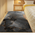 Prabangus pilkos ir auksinės spalvos marmuro spalvos virtuvės kilimėlis Mink&scaron;tas sutir&scaron;tintas virtuvės grindų kilimėlis, atsparus vandeniui, neslidus, alyvai atsparus grindų kilimėlis. 60*180cm