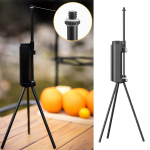 Kempingo žibinto stovas, stulpo pakaba, aliuminio lydinys, sulankstomas, lempos pakabinamas &scaron;viesos laikiklis