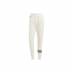 Adidas Originals Adicolor Neuclassics Sportinės kelnės su trijų juostų spalvų blokais ir rai&scaron;teliu suri&scaron;amomis rankogaliais Vyri&scaron;kos kelnės Baltos IM2095 XXL
