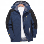 Vyri&scaron;ka neper&scaron;lampama žygio striukė Didelio dydžio vėjui atspari vėjo striukė Kempingas, medžioklė, bėgimas, bėgimas, žygis, žvejybos paltas vyrams lauke M mėlyna