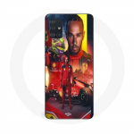Coque Maniacase pour Samsung Galaxy A51 5g Lewis Hamilton Scuderia Ferrari F1 officiel