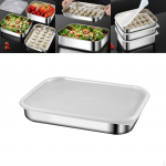 Koldūnai &Scaron;aldiklio dėžutė &Scaron;aldytuvas Sūrio Talpykla Daugkartinio naudojimo maisto laikymas Nerūdijantis plienas &Scaron;viežias