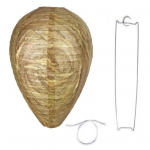 Vapsvų lizdo masalas, kabantis bičių atbaidymo popierinis žibintas 22*28CM Drive Bee Hive sūkurinis audinys aplinkai nekenksmingas nerūdijančio plieno namų sodas