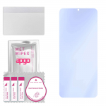 apgo Ultra-Clear 9H Hybrid protective glass compatible with Infinix Smart 6 Plus, flexible nano glass, great replacement for tempered glass, scratch-r