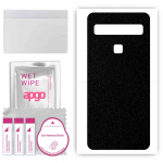 apgo Protective Skin Sticker for the back compatible with TCL 10 Lite, Wrap Film, Foil, Vinyl - Pattern Matte Black