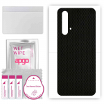 apgo Protective Skin Sticker for the back compatible with Realme X3, Wrap Film, Foil, Vinyl - Pattern Matrix