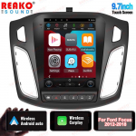 REAKOSOUND 2 Din Android 12 automobilio radijas, skirtas Ford Focus 2012-2018 Multimidia vaizdo grotuvui GPS Navi stereo RDS padalinto ekrano Carplay 8163-9.7''-2+64