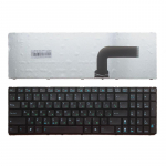JAV / Rusi&scaron;ka klaviatūra, skirta Asus K52 K52F K52DE K52D K52JB K52JC K52JE K52J K52JR K52N A72 A72D A72F A72J N50 N50V juoda juoda