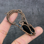 Natural Spinel Gemstone Copper Wire Wrap Gift Jewelry Pendant 2.96 m2k27