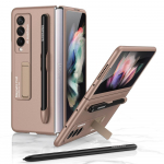 Magnetinis su S ra&scaron;iklio laikiklio dangteliu, skirtas Samsung Galaxy Z Fold 3 5G telefono dėklui 360&deg; pilna apsauga, atspari smūgiams Coque Fundas(Nėra ra&scaron;iklio) For Z Fold 3 5G