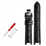 Vir&scaron;utinio sluoksnio karvės natūralios odos apyrankė, skirta GC 22*13mm 20*11mm dantyta laikrodžio apyrankė, vyresnio amžiaus laikrodžio apyrankės rankinių laikrodžių juostos varžtas 22-13mm